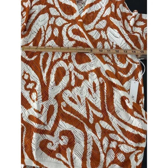 Chico's Summer Romance Abstract Cardigan Size 0/S NWT - Picture 7 of 8